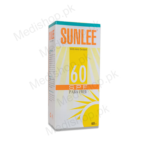  sunlee anti oxidant spf 60 sunblock tulip health care