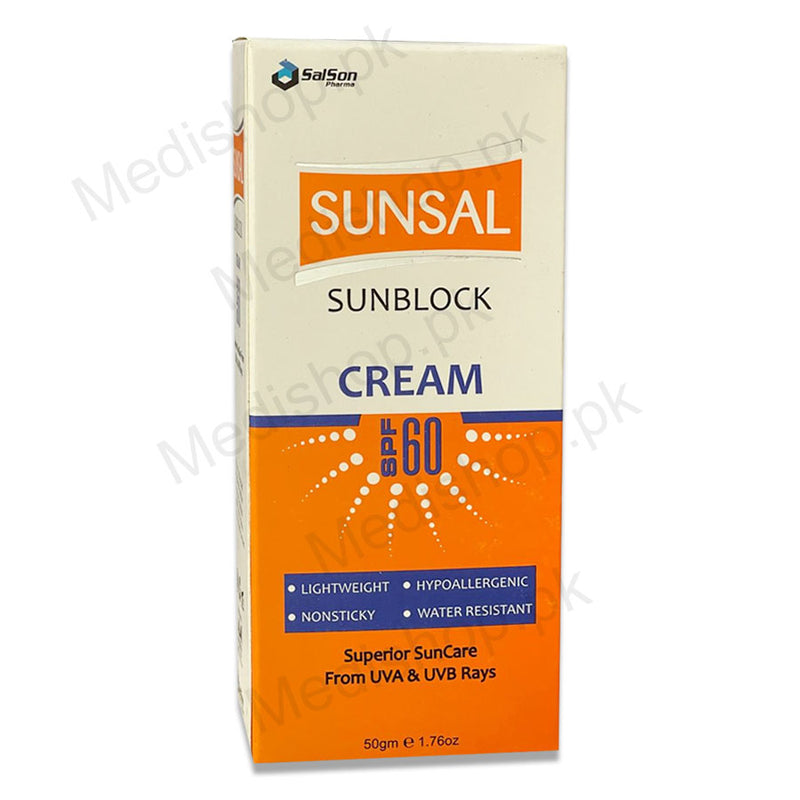 Sunsal Sunblock SPF 60 Cream