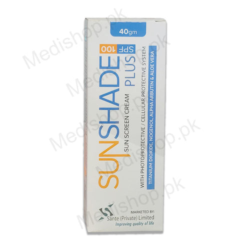 Sunshade plus  Cream SPF100