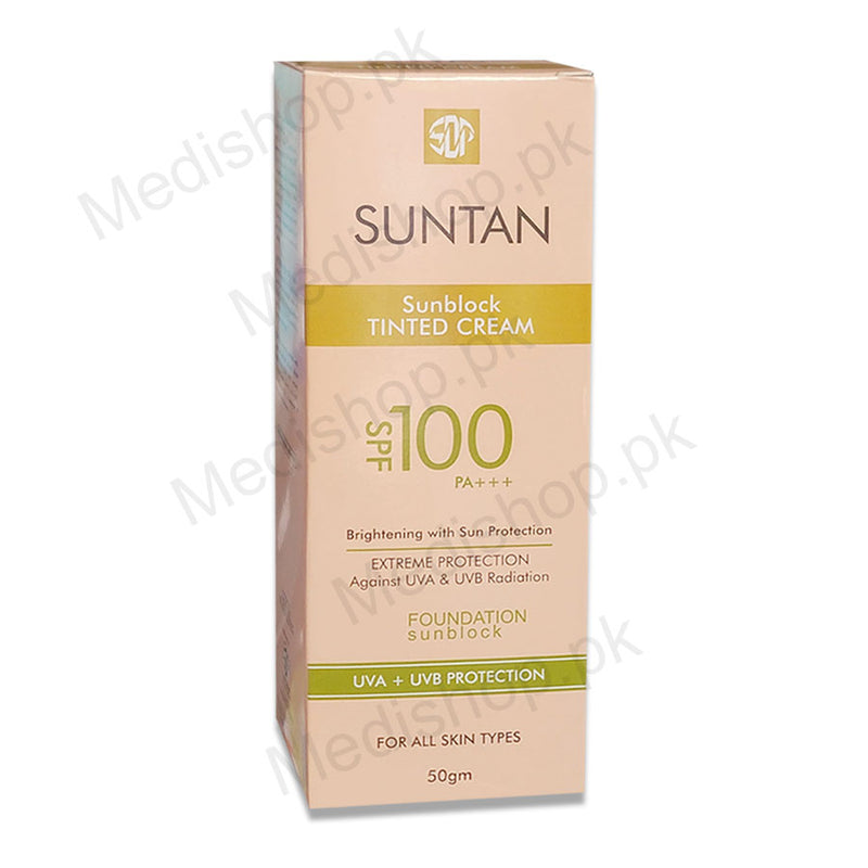 Suntan  Tinted SPF100 Pa+++