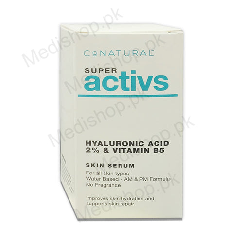 Super Activs Hyaluronic Acid 2% Vitamin B5 Skin Serum