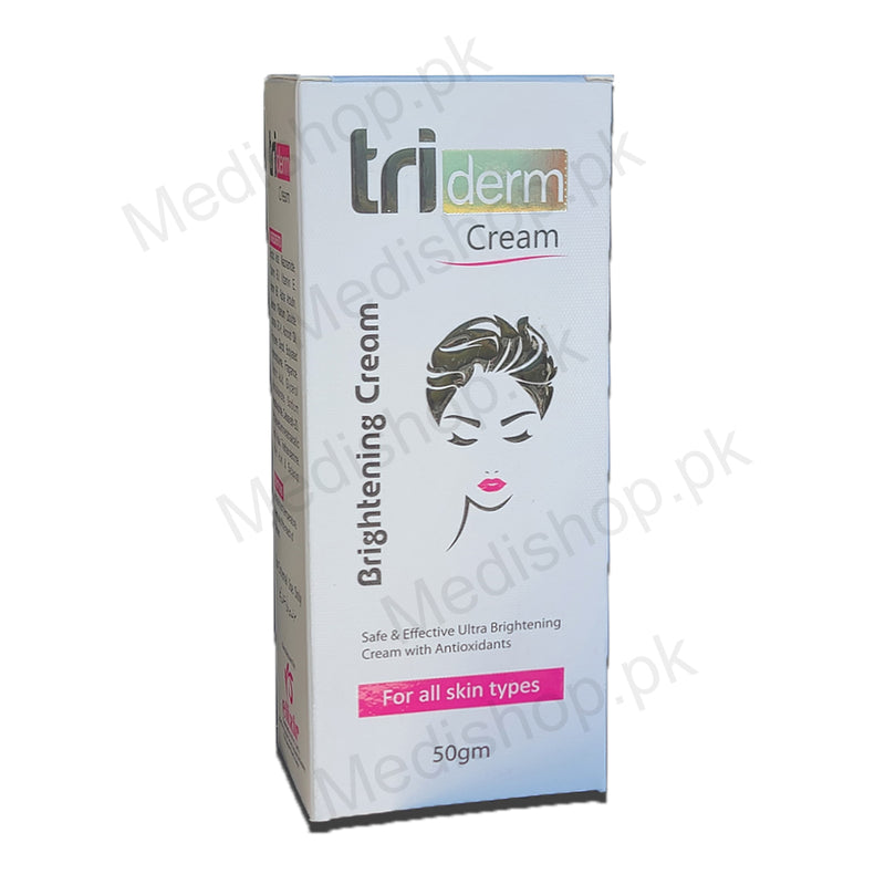 triderm fairness and melasma cream whitening 50gm ultra whitening skin care leoracare