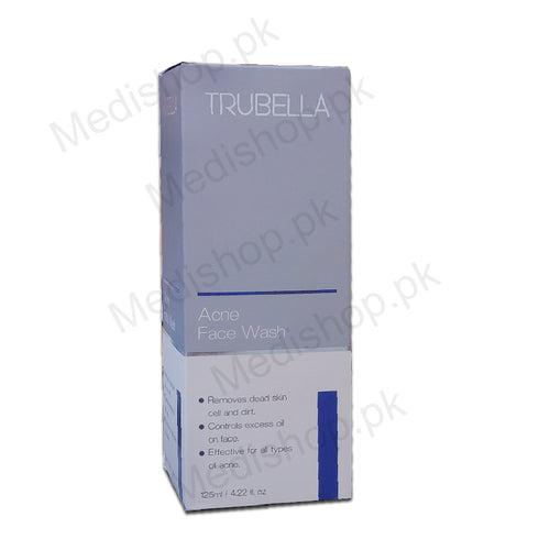 trubella acne face wash 125ml glitz life care