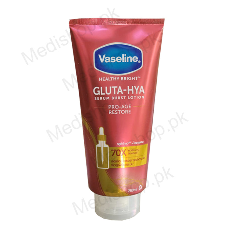 Vaseline Gluta-Hya Serum Burst Lotion Pro-Age Restore 290ml Medishop.pk Vaseline Gluta-Hya Serum Burst Lotion Pro-Age Restore 290ml Medishop.pk