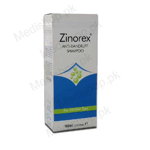 zinorex anti dandruff shampoo 100ml syntax pharma