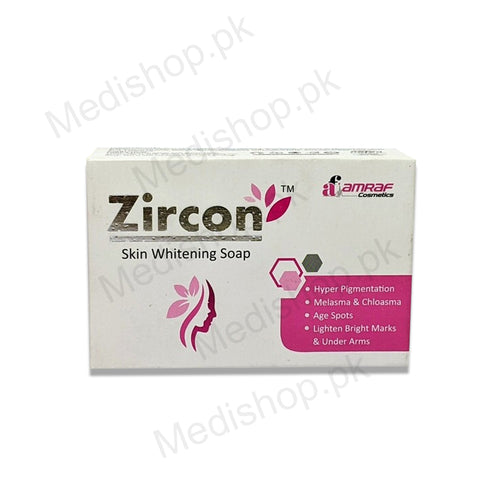  zircon skin whitening soap for melasma age spots amraf pharma