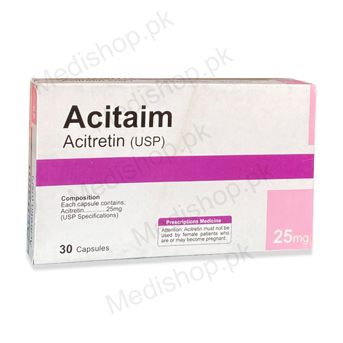 Acitaim Capsules 25mg acitretin aims pharma