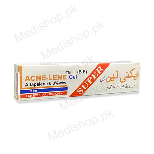     Acne-Lene Gel Adapalene 15gm skin care treatment valor Pharma