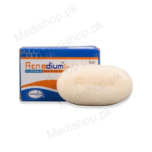 Acnedium Bar 65gm acne care oily skin dermedium skin cae