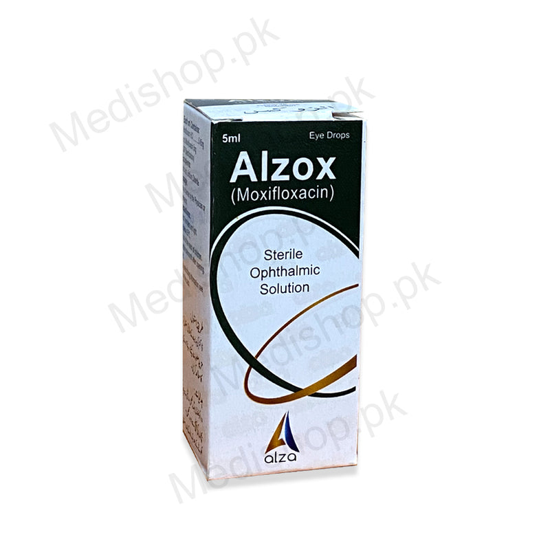 Azox Eye Drops 5ml  moxifloxacin Alza pharma eyecare treatment