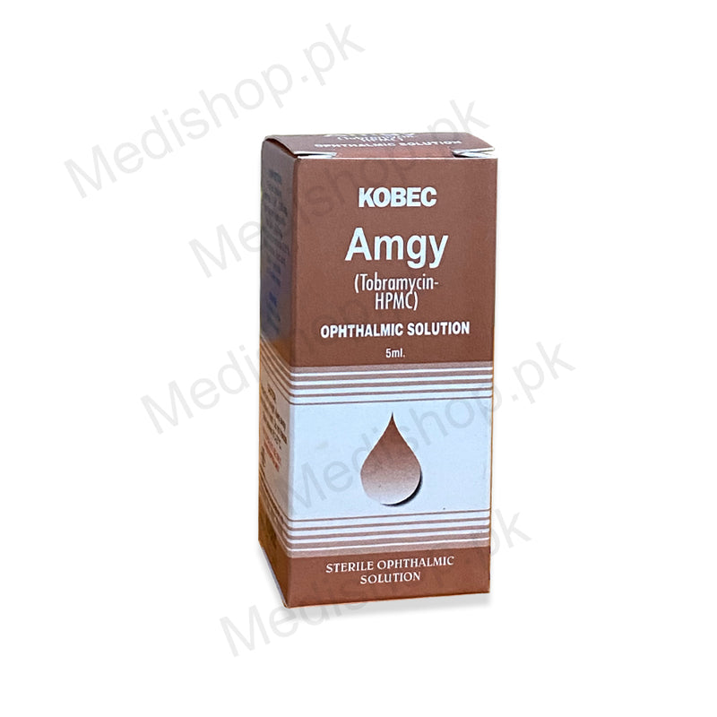 Amgy Eye Drops 5ml tobramycin HPMC Kobec pharma