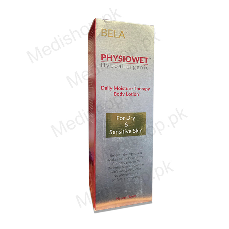 Bela Physiowet Body Lotion Daily Moisturizer 150ml for dry skin neutroderm