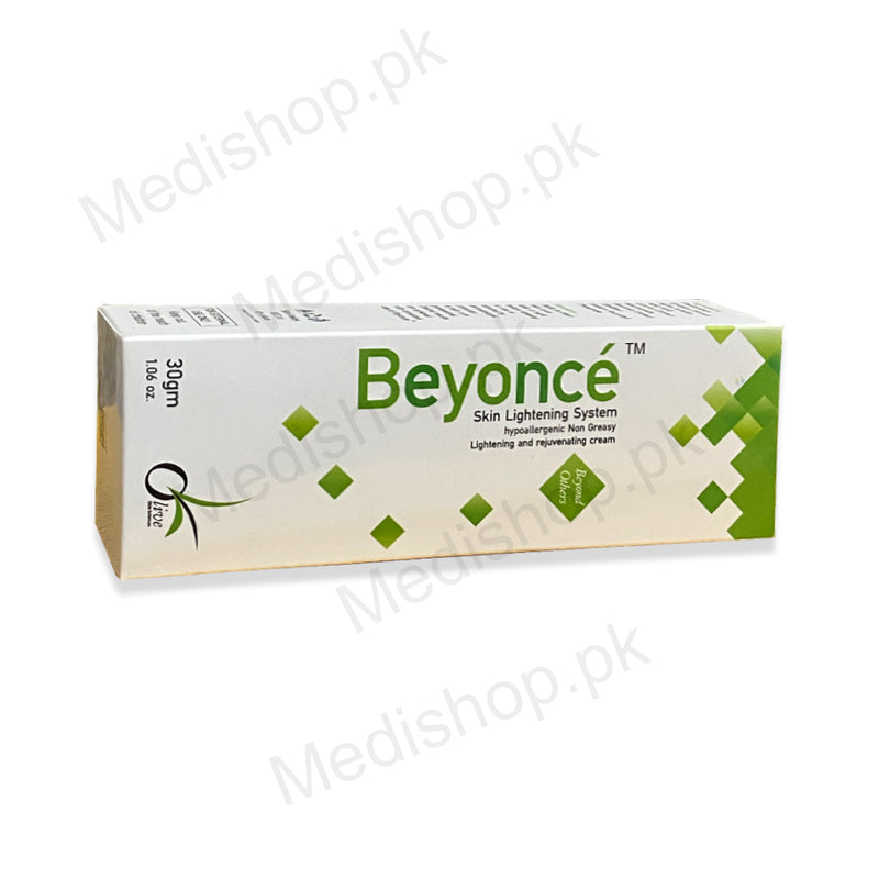 Beyonce Skin lightening System Cream 30gm – Medishop.pk