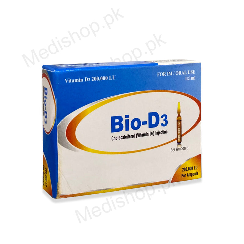    Bio-D3 cholecalciferol vitamin d3 injection 2000000 I.U Bio Labs