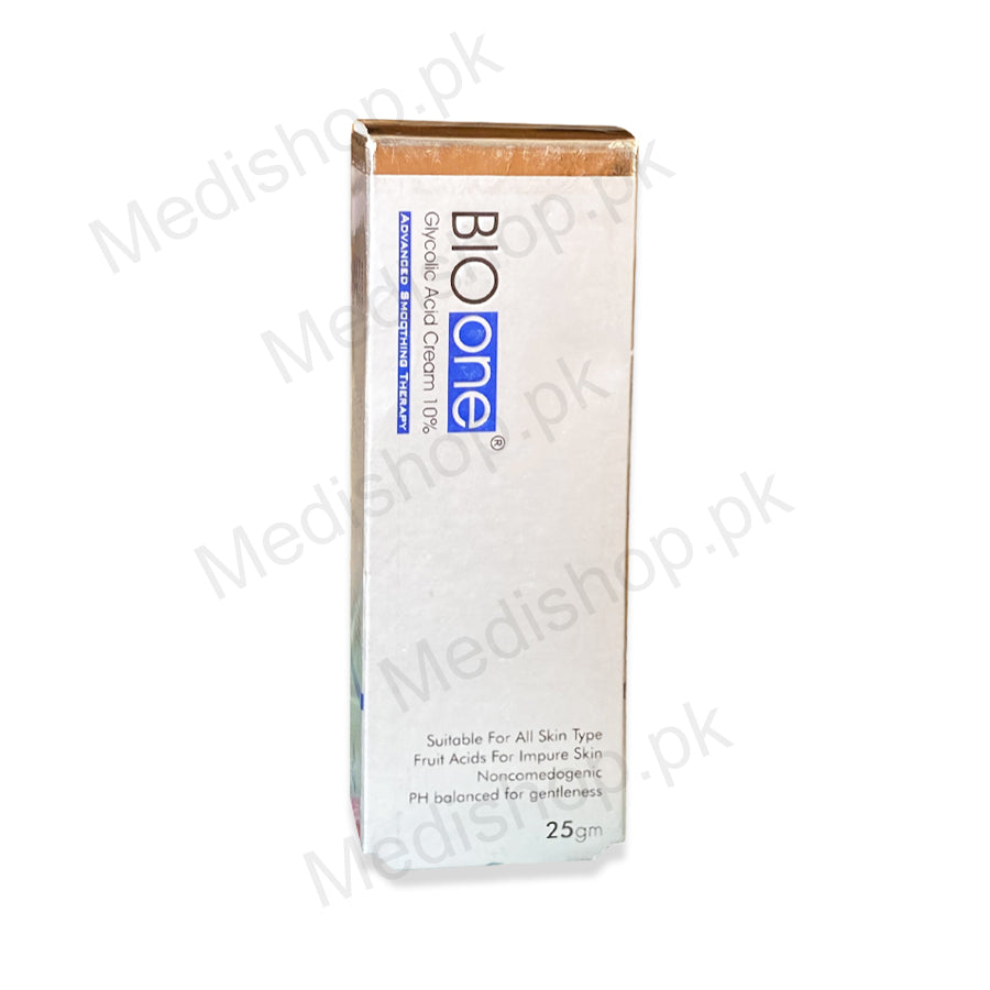 Bio One Glycolic acid 10% Cream – Medishop.pk