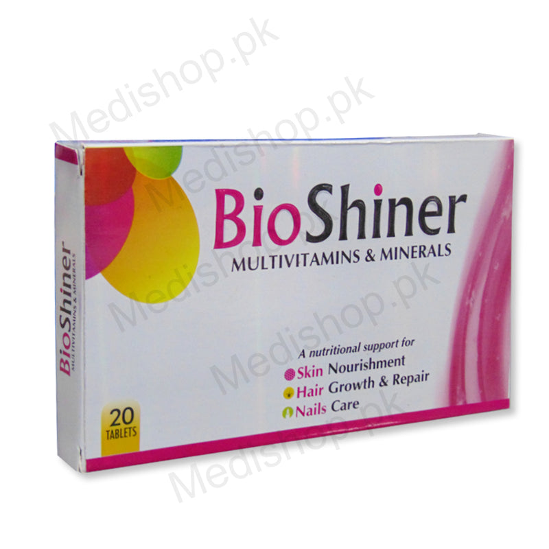   Bioshinner multivitamins minerals skin care hair nails Montis