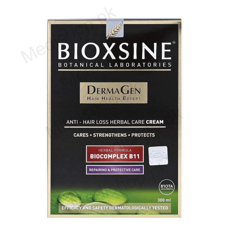 Bioxsine Dermagen Anti-hair Loss Herbal Care Cream 300ml hairfall treatment botanical laboratories Biota 300ml