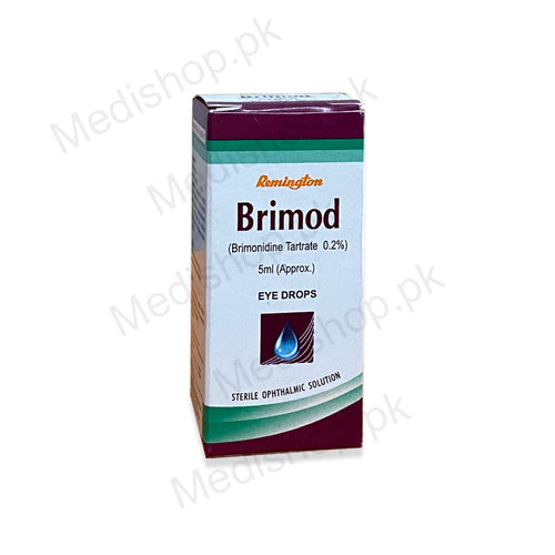 Brimo eye drops brimonidine tartrate 5ml Remington pharma