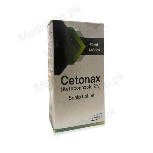    Cetonax ketoconazole 2% Scalp lotion maxitech pharma