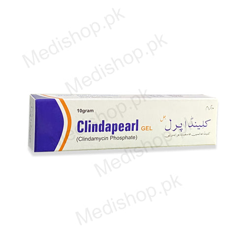    Clindapearl gel 10gram clindamycin phosphate pearl pharmaceuticals skincare treatmnet