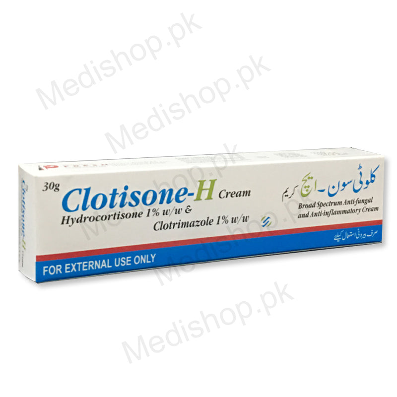 Clostisone-h cream hydrocortisone 1% and clotrimaole 1% Fresh pharma skin treatment skin care