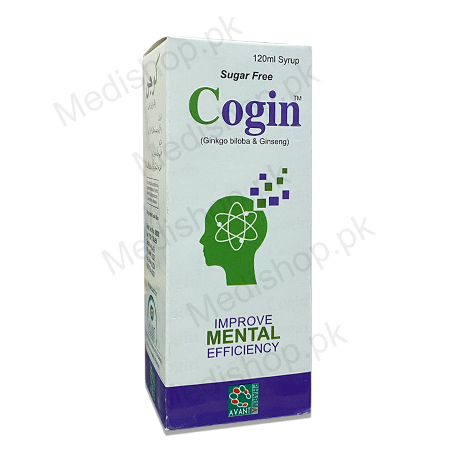 Cogin Syrup 120ml Sugar Free – Medishop.pk