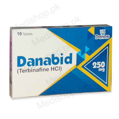 Danabid 250mg tablets tebinafine HCL danas pharma