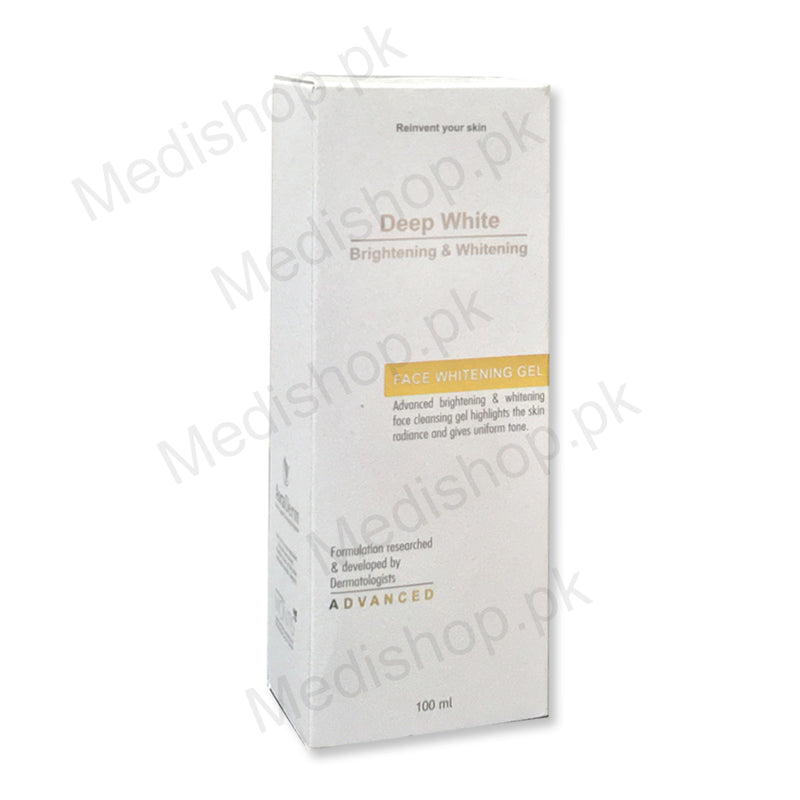 Deep White Brightening and Whitening Gel 100ml face Skincare AsraDerm