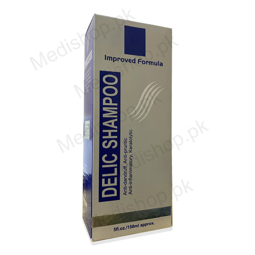 Delic shampoo anti dandruff anti pruritic inflammatory keratolytic 150ml
