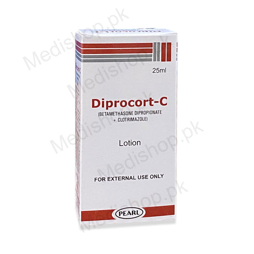    Diprocort-C betamehtasone dipropionate clotrimazole lotion 25ml pearl pharma