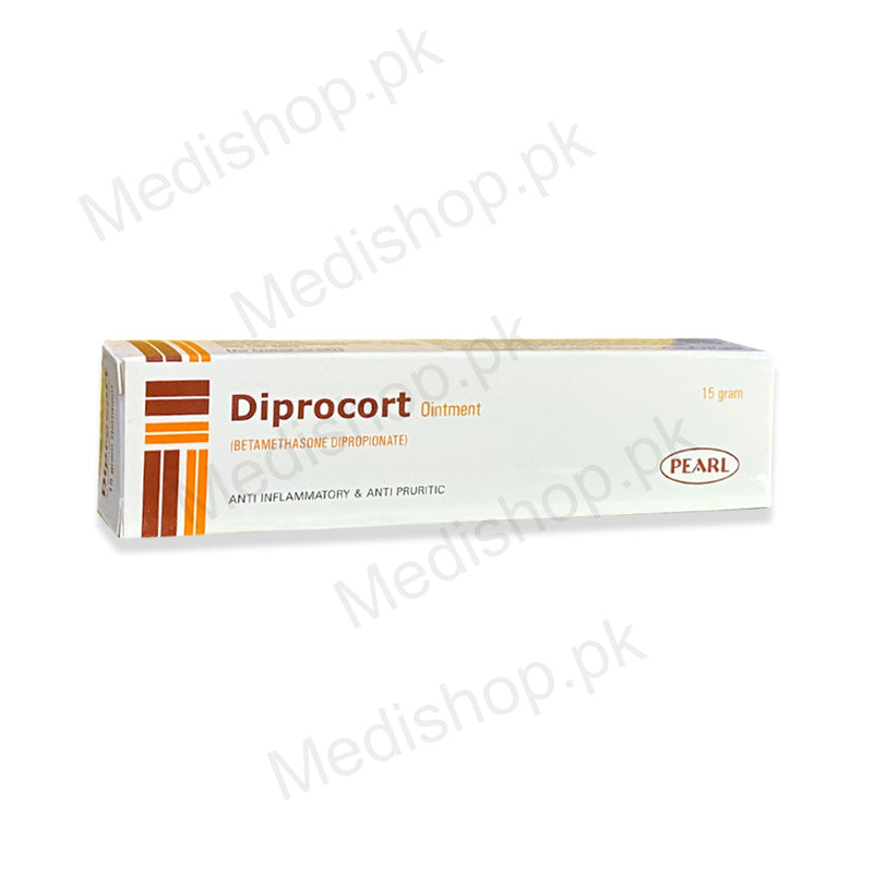 Diprocort ointment 15gram betamethasone dipropionate Skincare treatment pearl pharma