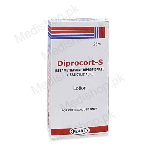Diprocort-s betamehtasone dipropionate + salicylic acid lotion 25ml pearl pharma