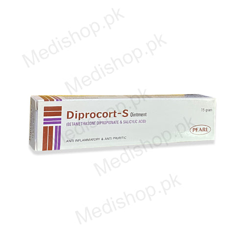 Diprocort-s betamehtasone dipropionate salicylic acid ointment 15gm pearl pharma