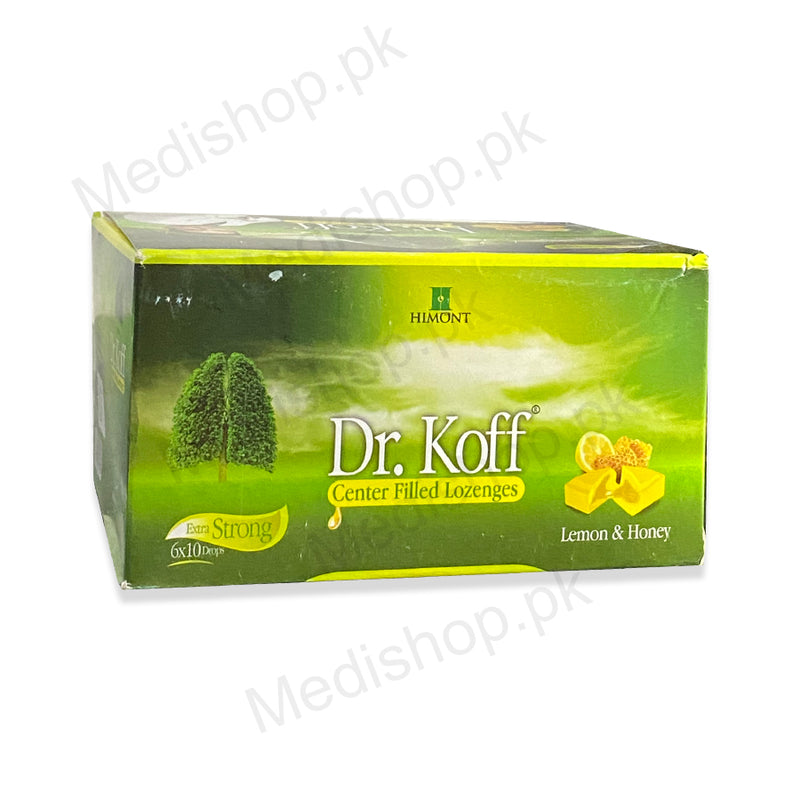 Dr.Koff Center Filled Lozenges Lemon & Honey Extra Strong Himont Lab