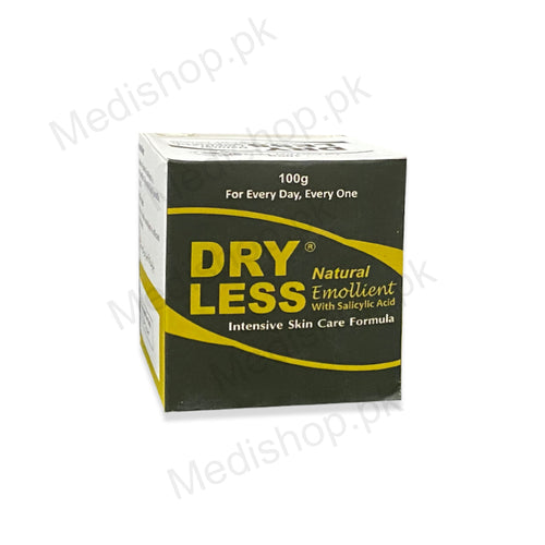 DRY LESS Natural Emollient 100g skincare moisturizing Top hill Pharma