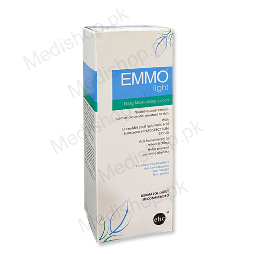 Emmo Light Daily Moisturizing lotion 3.04  essential healthcare skin care spf20fl.oz
