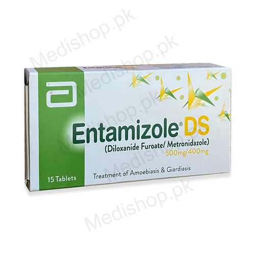 Entamizole Ds Tablets diloxanide furoate metronidazole 500mg/400mg abbott laboratories