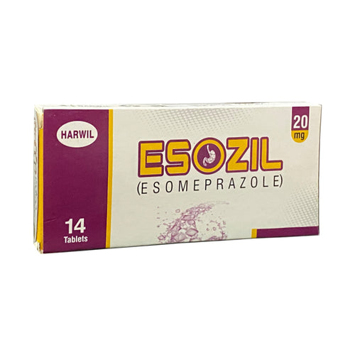 Esozil Tablets 20mg esomeprazole Harwil pharma