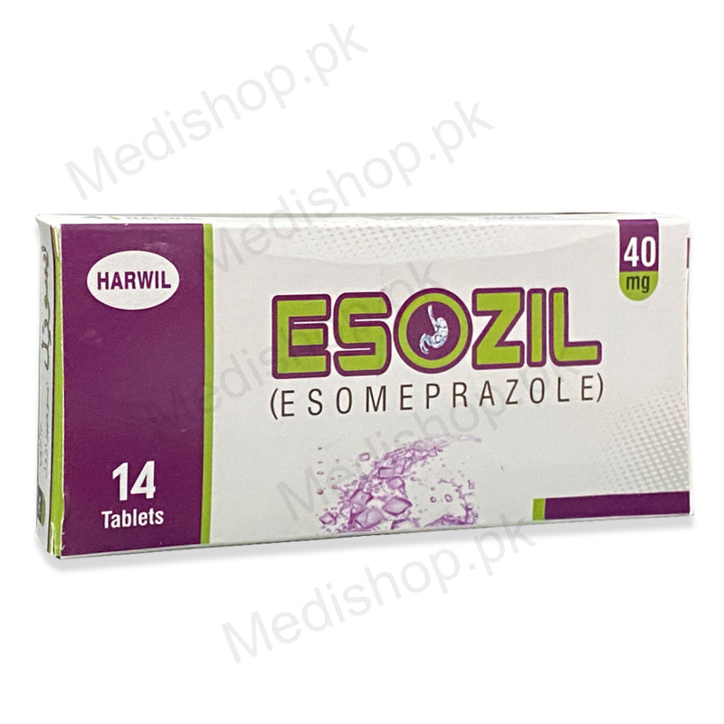 Esozil esomeprazole 40mg tablets Harwil pharma