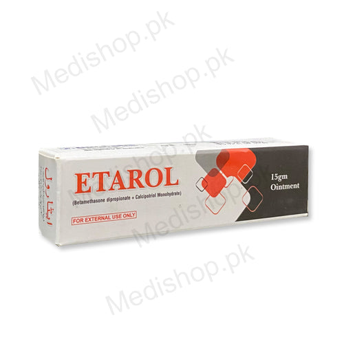 Etarol ointment 15gm betamethasone dipropionate+calipotriol monohydrate Bio-labs