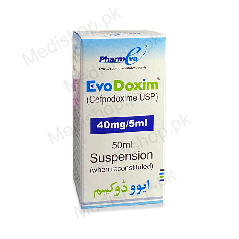    Evodoxim 40mg/5ml suspension 50ml pharmevo