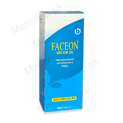    Faceon anti acne gel acnecare skincare treatment Beckett pharma 30gm