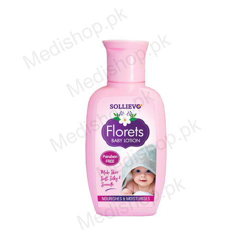 Florets Baby Lotion 60ml nourishes and Moisturises baby care sollievo healthcare