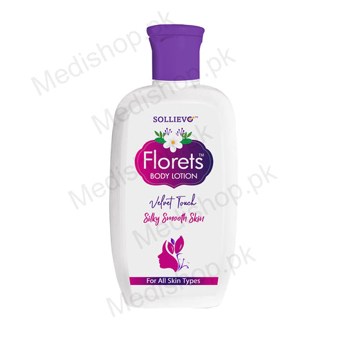 Florets Body Lotion Hydration Moisturization Sollievo Pharma