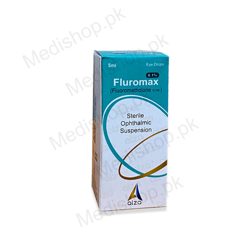 Fluromax 0.1% Eye drops 5ml  fluorometholone azla pharma