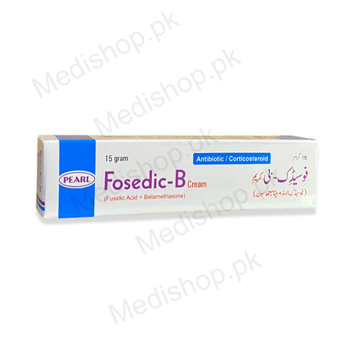    Fosedic-B cream 15gram fusidic acid betamethasone pearl pharma