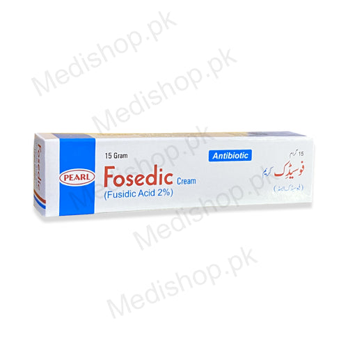    Fosedic Cream antibiotic fusidic acid 2% pearl pharmaceuticals 15gram