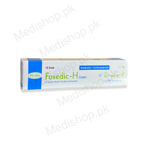     Fosedic-H Cream antibiotic corticosteroid fusidic acid hydrocortisone pearl pharmaceuticals