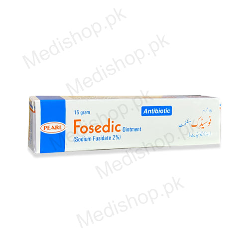       Fosedic ointment antibiotic sodium fusidate 2% 15gram pearl pharma