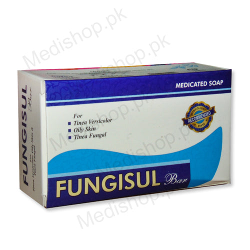 Fungisul Bar soap tinea versicolor oily skin tinea fungal medicated rafaq skin care treatment